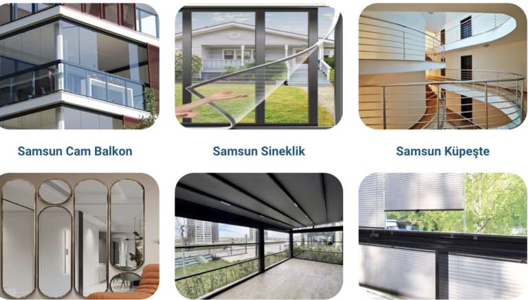 Samsun Atakum Cam Balkon Sistemleri