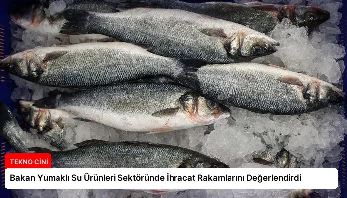 Bakan Yumaklı Su Ürünleri Sektöründe İhracat Rakamlarını Değerlendirdi