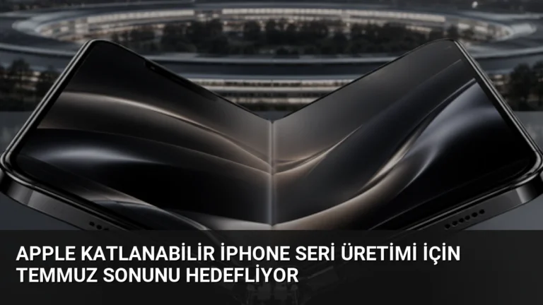 Apple Katlanabilir iPhone Seri Üretimi İçin Temmuz Sonunu Hedefliyor