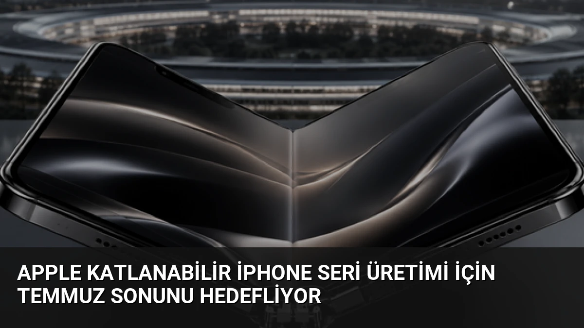Apple Katlanabilir iPhone Seri Üretimi İçin Temmuz Sonunu Hedefliyor