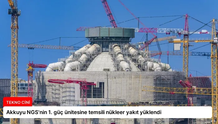 Akkuyu NGS’nin 1. güç ünitesine temsili nükleer yakıt yüklendi
