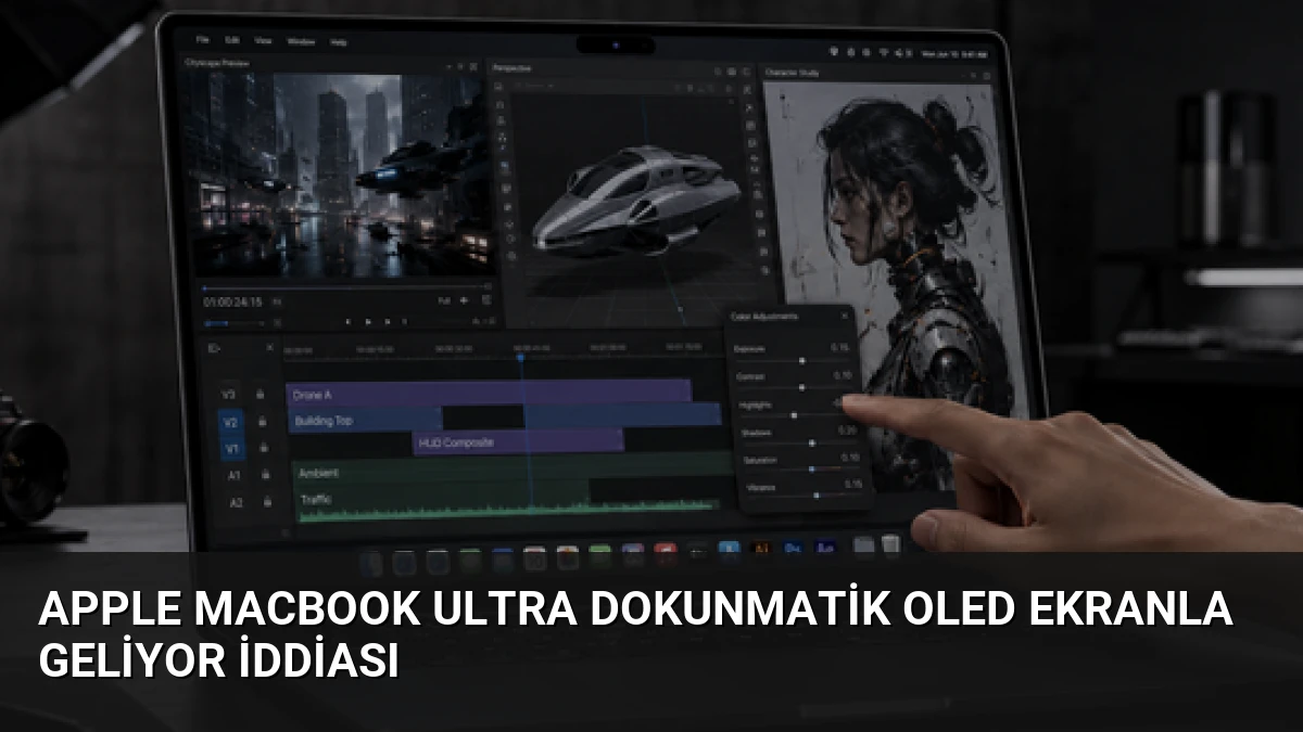 Apple MacBook Ultra Dokunmatik OLED Ekranla Geliyor İddiası