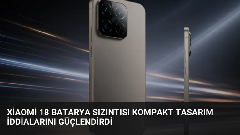 Xiaomi 18 Batarya Sızıntısı Kompakt Tasarım İddialarını Güçlendirdi