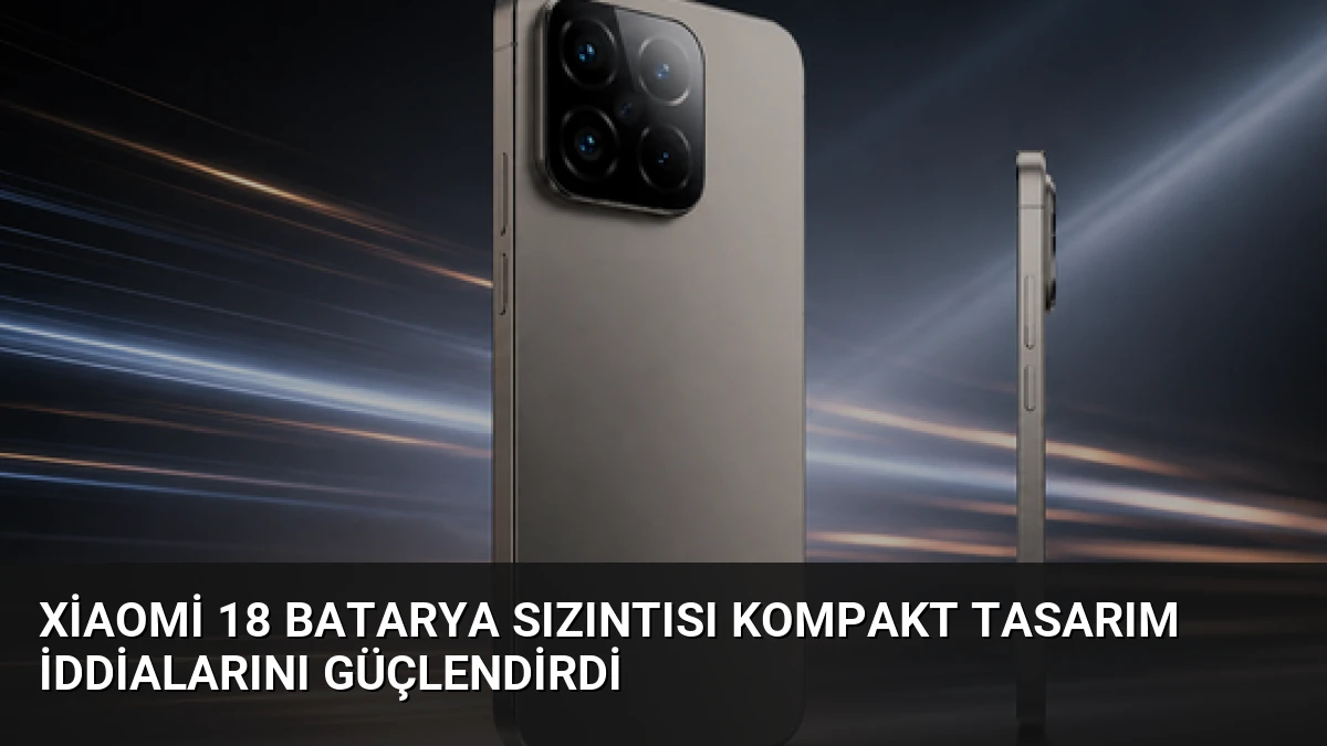 Xiaomi 18 Batarya Sızıntısı Kompakt Tasarım İddialarını Güçlendirdi