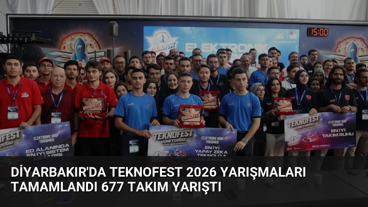 Diyarbakır’da TEKNOFEST 2026 Yarışmaları Tamamlandı 677 Takım Yarıştı