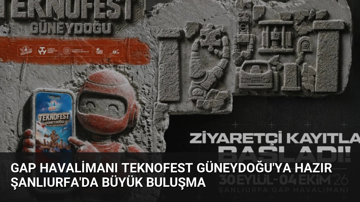 GAP Havalimanı TEKNOFEST Güneydoğu’ya Hazır Şanlıurfa’da Büyük Buluşma