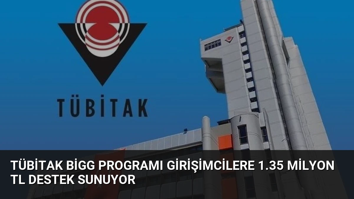 TÜBİTAK BİGG Programı Girişimcilere 1.35 Milyon TL Destek Sunuyor