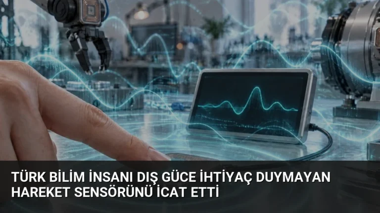 Türk Bilim İnsanı Dış Güce İhtiyaç Duymayan Hareket Sensörünü İcat Etti