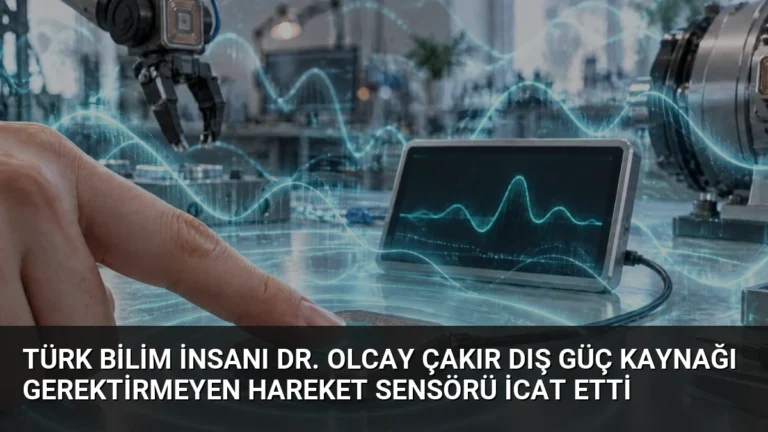 Türk Bilim İnsanı Dr. Olcay Çakır Dış Güç Kaynağı Gerektirmeyen Hareket Sensörü İcat Etti
